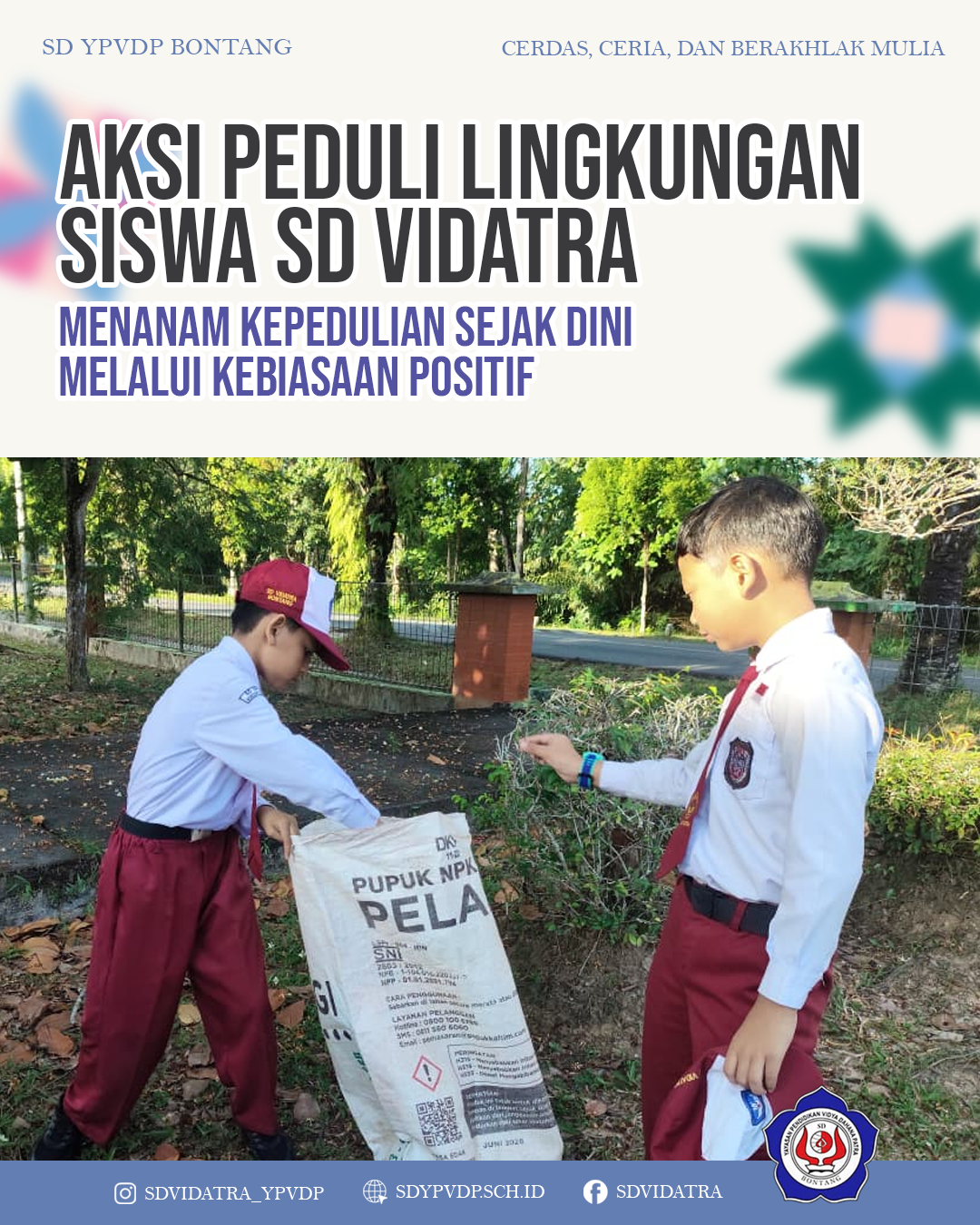 Senin Peduli Lingkungan Aksi Nyata di SD YPVDP